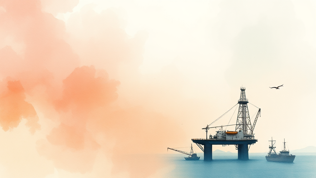 2026년 국제유가 급등: 원인 분석과 현명한 투자 전략 8 미래 유가 변동성에 대한 정부 및 국제 사회의 대응 (watercolor 스타일)