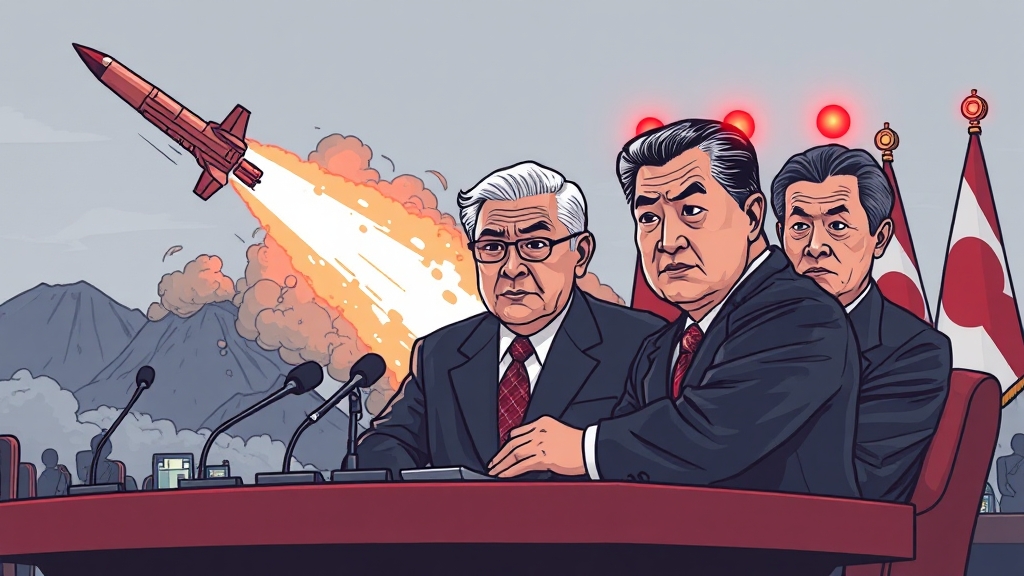 APEC과 북한 도발, 무슨 관계? (illustration 스타일)