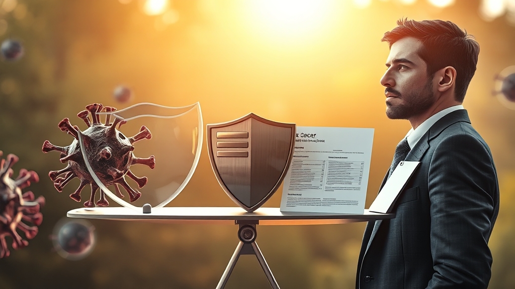 암보험 상품 선택 가이드 (realistic 스타일)