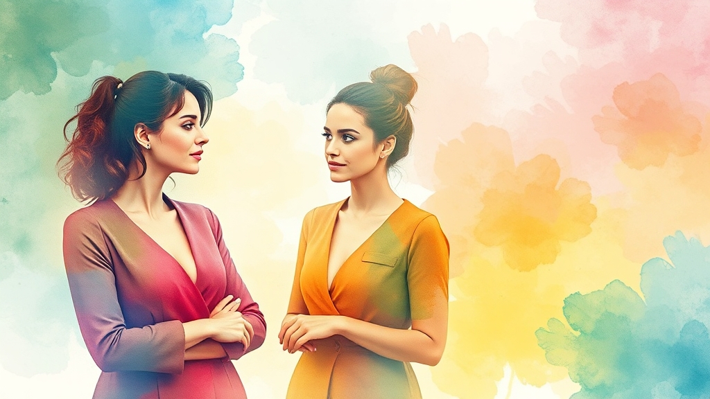 인물 관계도 파악하기 (watercolor 스타일)