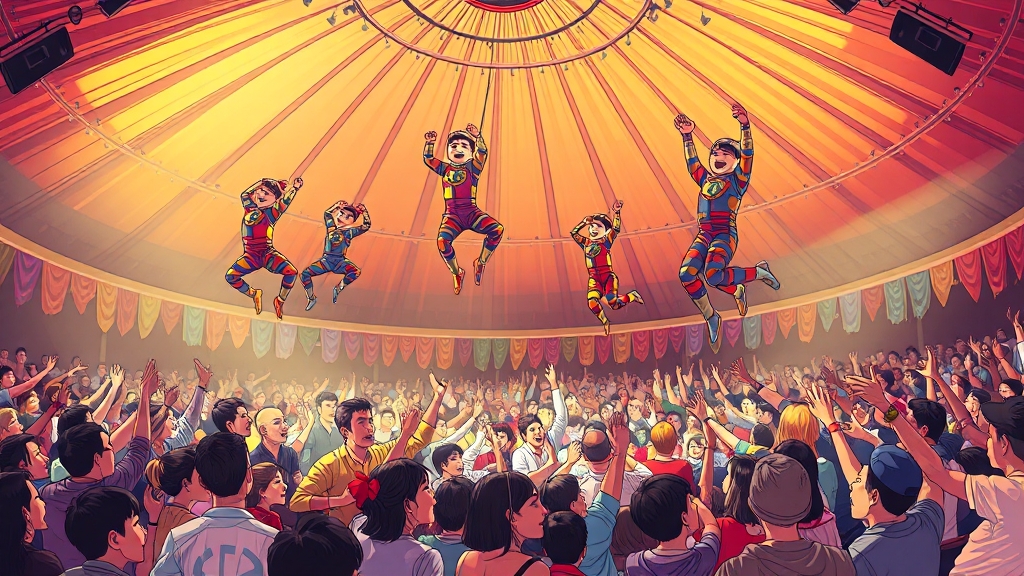 아트서커스 소개 (illustration 스타일)