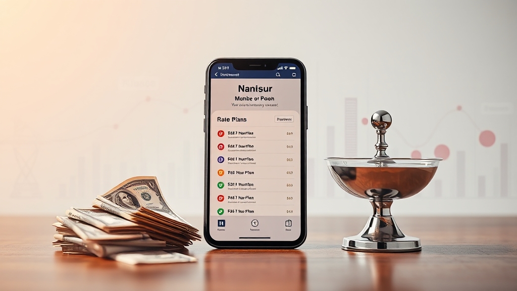 번호이동 vs 알뜰폰, 뭐가 더 좋을까? (realistic 스타일)