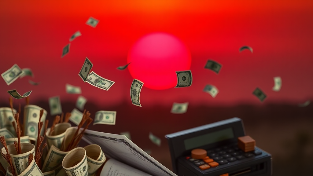 연말 절세 팁 및 유의사항 (realistic 스타일)