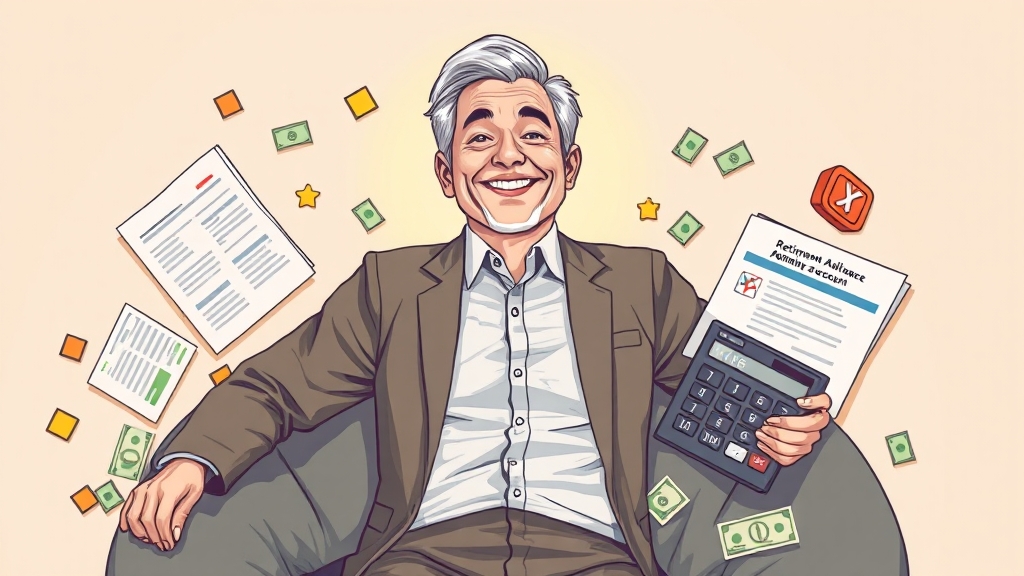 퇴직금 관련 세금 절약 방법 대공개 (illustration 스타일)