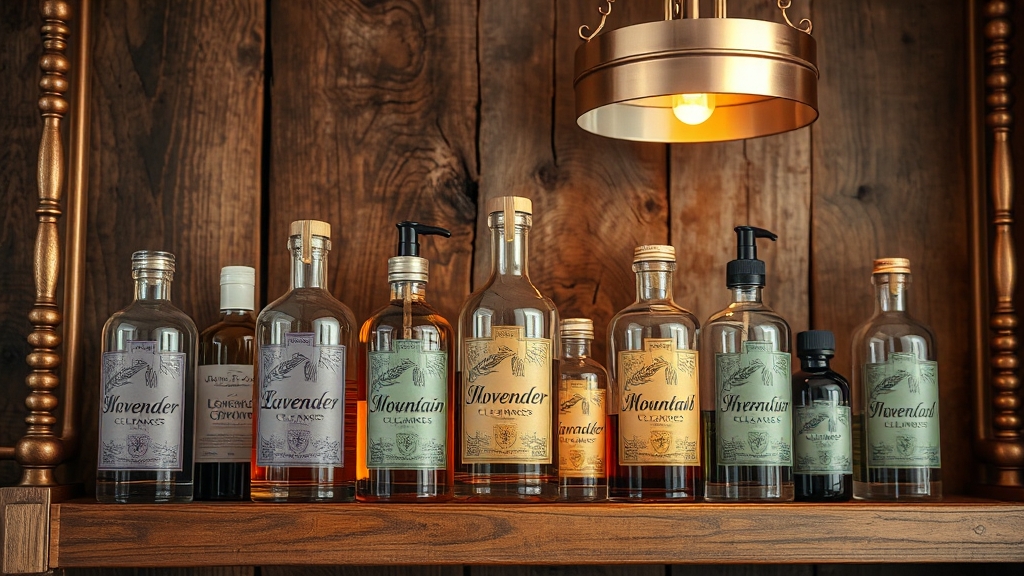 아로마 오일 종류와 특징 (realistic 스타일) (재시도)