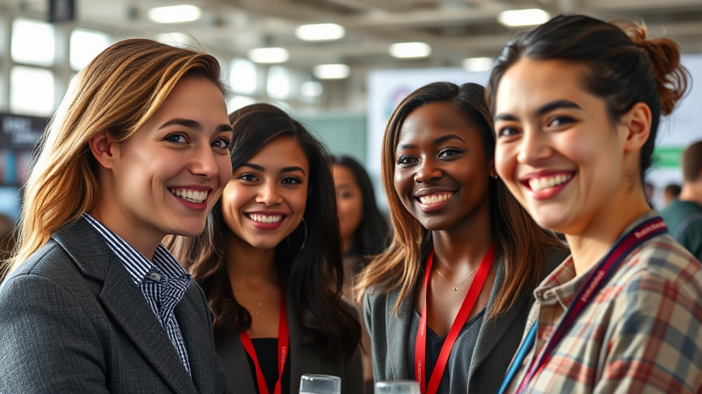 취업박람회 참가 후기 및 성공 전략 (realistic 스타일)