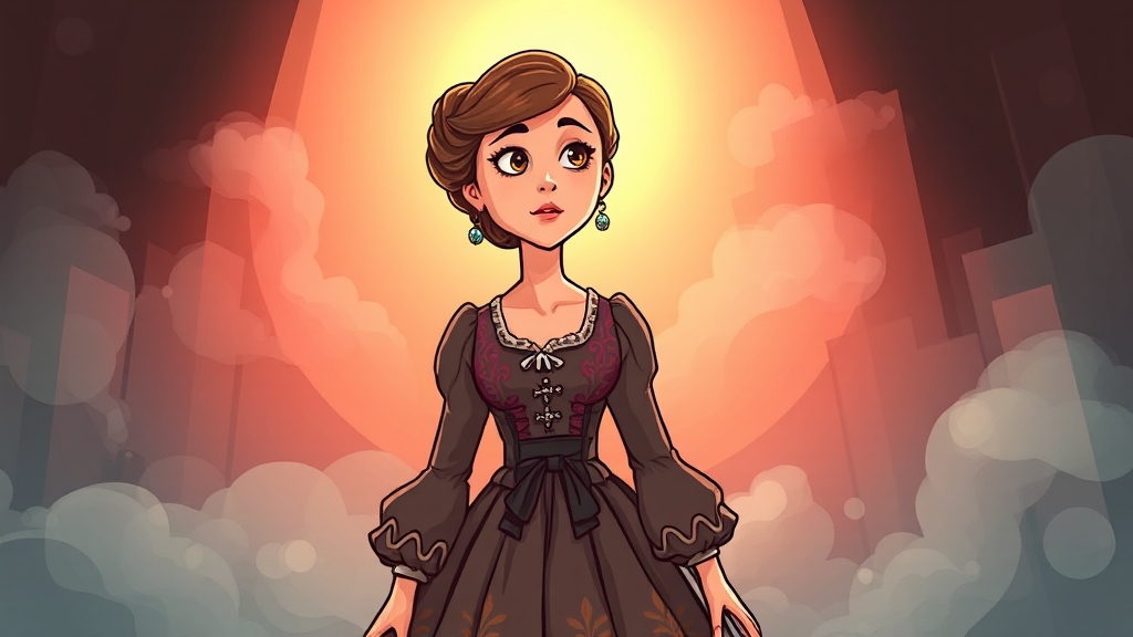 ‘헤다 가블러’ 어떤 작품인가요? (cartoon 스타일)