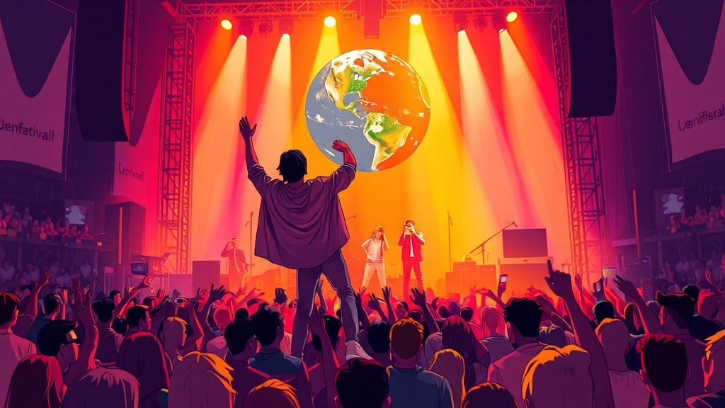 1차 라인업 아티스트 소개 (illustration 스타일)