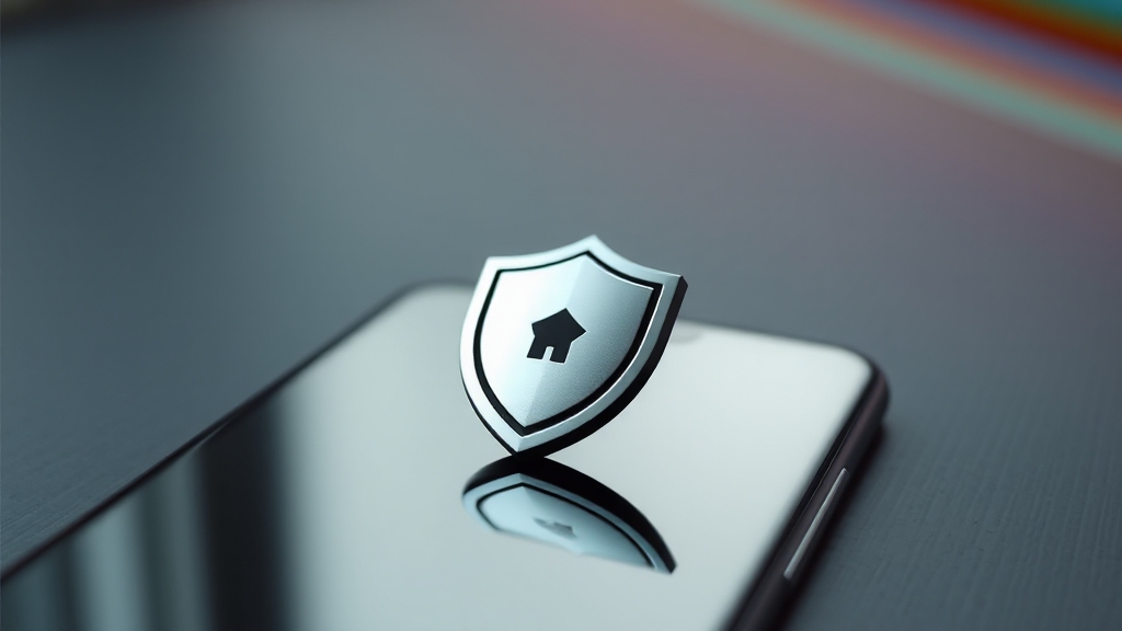 앱 보안, 왜 중요할까? (realistic 스타일)