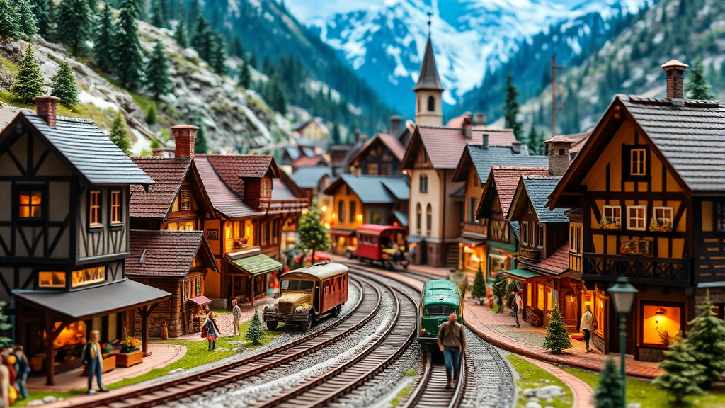 디오라마 정의와 특징 (realistic 스타일)