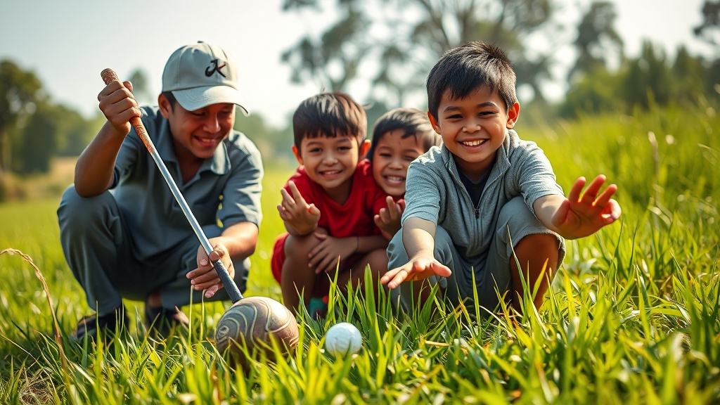 자선 골프 대회 및 사회 공헌 활동 (realistic 스타일)