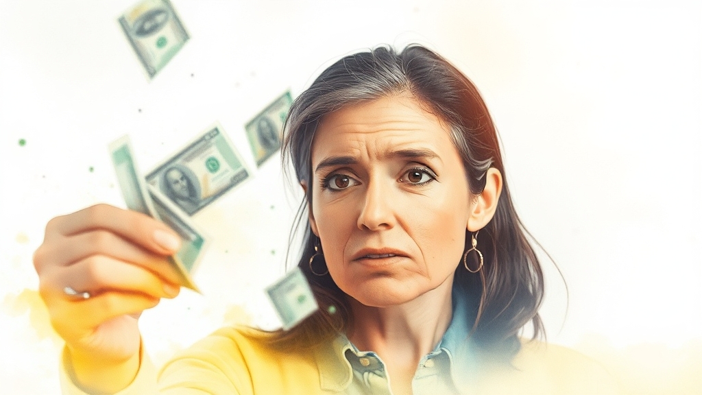 환급금, 얼마나 받을까? (watercolor 스타일)