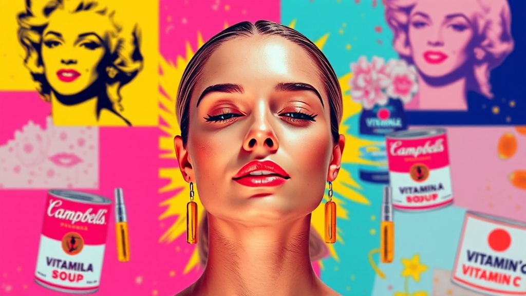 홈케어로 흉터 관리 (popart 스타일)