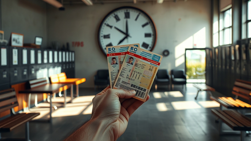 온라인 vs 오프라인 발급 비교 (realistic 스타일)