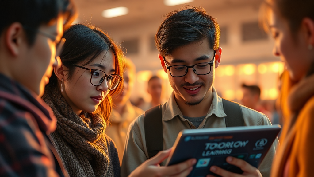 맞춤형 직업훈련 프로그램 (realistic 스타일)