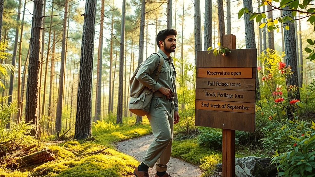 휴양림 이용 전 필수 정보 (realistic 스타일)