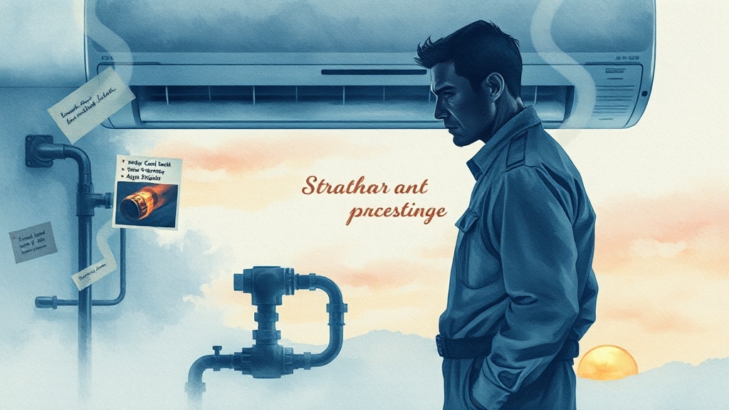 누설 원인 & 예방법 (watercolor 스타일)