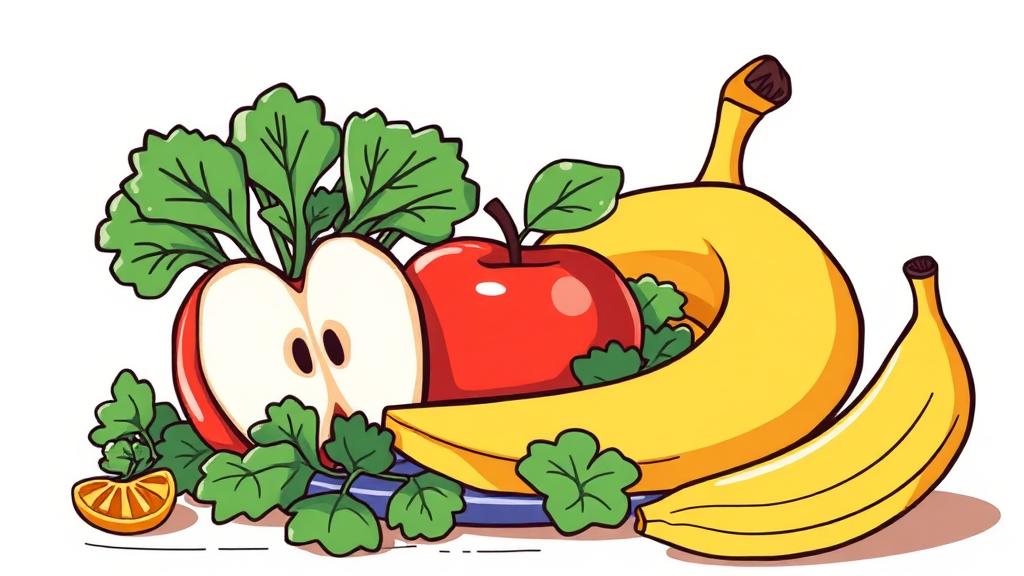 미나리 해독 주스, 더 맛있고 효과적으로 즐기는 법 (illustration 스타일)