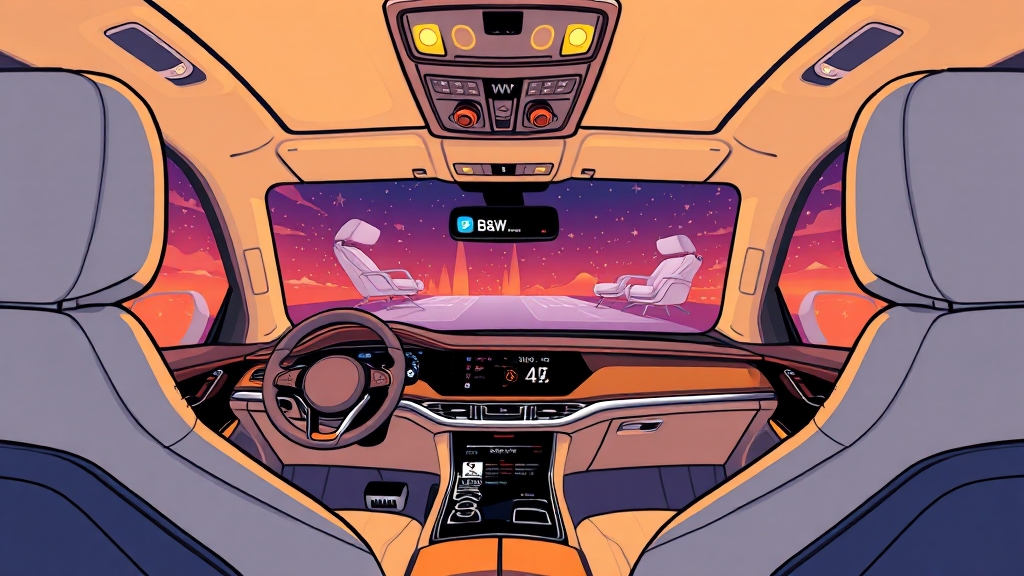 X7 M60i xDrive 실내 (cartoon 스타일)