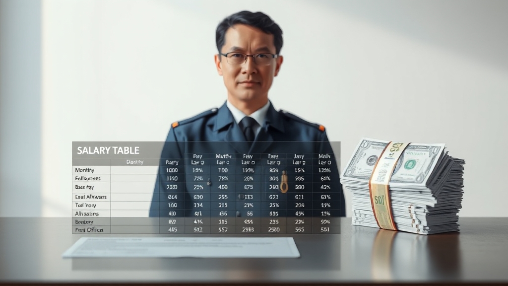 보건직 공무원 연봉 (realistic 스타일)