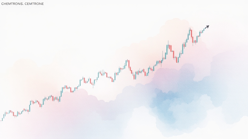 기술적 분석: 차트 패턴 (watercolor 스타일)