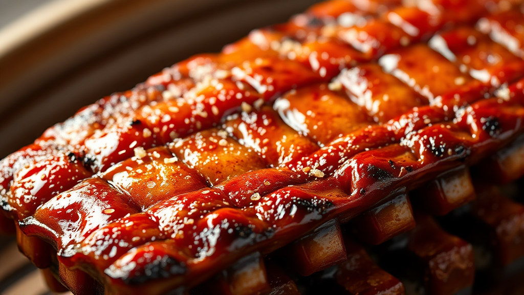 숙성 라갈비, 주의사항 & 꿀팁 (realistic 스타일)