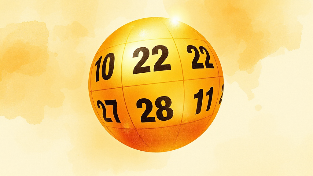 최신 로또 추첨 정보 (watercolor 스타일)