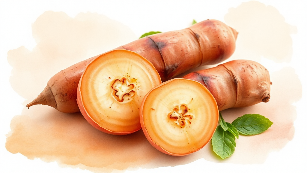 히카마 효능, 어디에 좋을까? (watercolor 스타일)