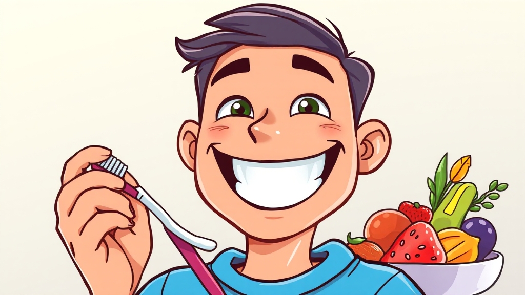 미백 효과, 얼마나 오래갈까? (cartoon 스타일)