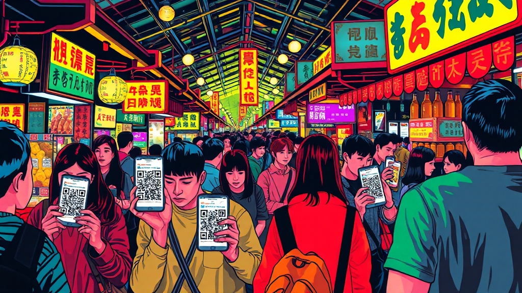 디지털 온누리 앱 소개 (popart 스타일)