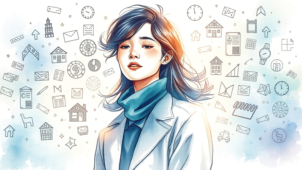 전세대출 자격 조건 (watercolor 스타일)