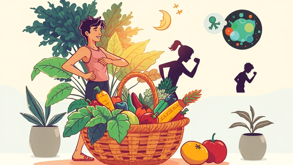 암 예방 및 재발 방지 식생활 (cartoon 스타일)