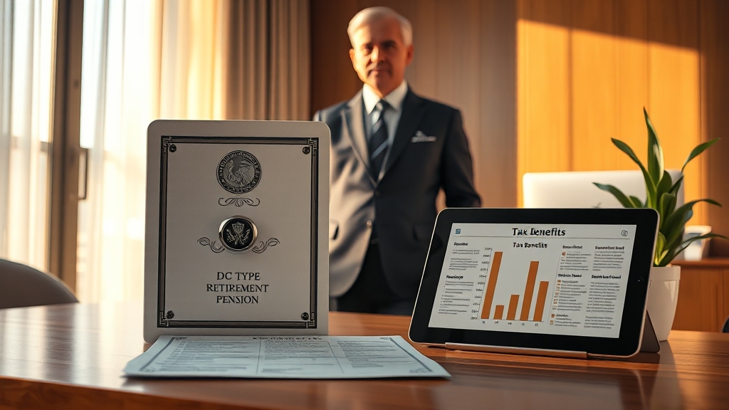 DC형 퇴직연금 이해하기 (realistic 스타일)