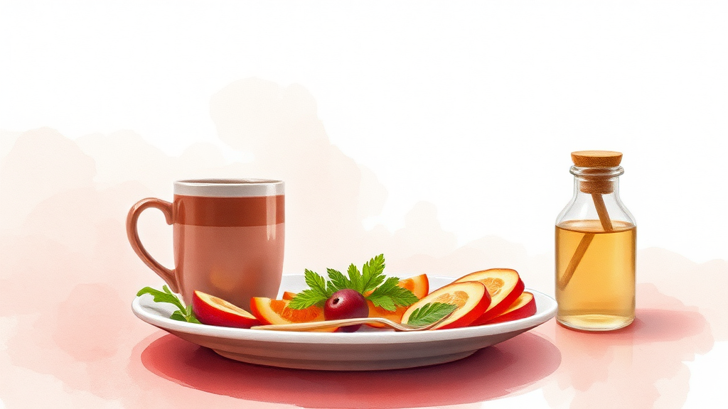 간헐적 단식과 함께하는 건강한 식단 관리 전략 (watercolor 스타일)