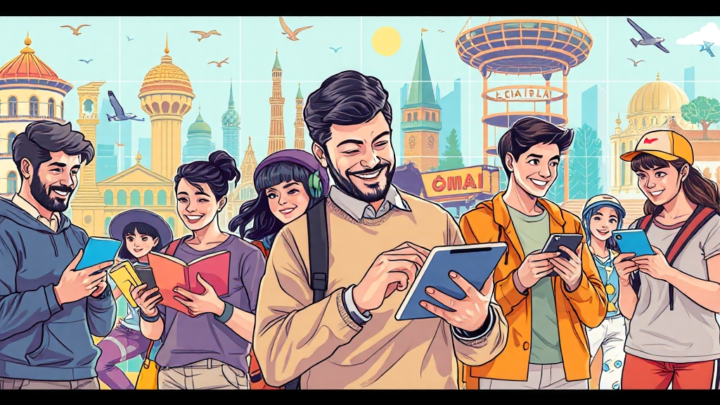 온라인 사용처 및 결제 (illustration 스타일)