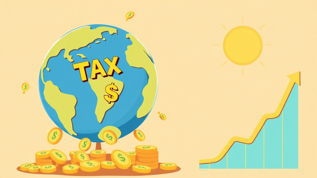 해외 자회사 배당금 세금 완화 (cartoon 스타일)