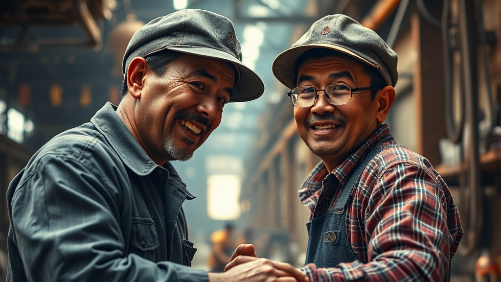 AI 시대, 한국 제조업 생존 전략 5 제조업 본질, 경제적 가치 재조명 (realistic 스타일)