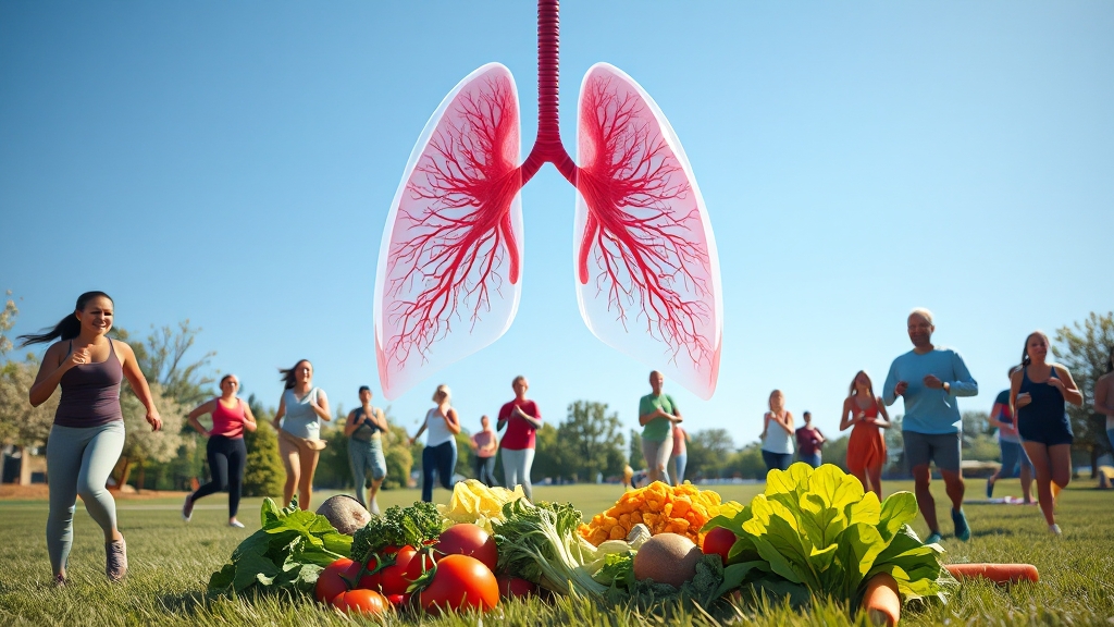 폐에 물차는 것 예방법 (realistic 스타일)