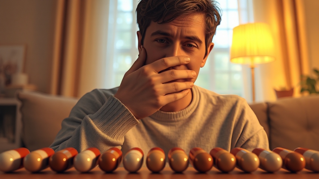 턱 통증 치료: 약물, 물리, 보조기, 수술 (realistic 스타일)