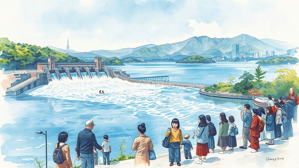 장기적인 수자원 확보, 어떻게 해야 할까? (watercolor 스타일)