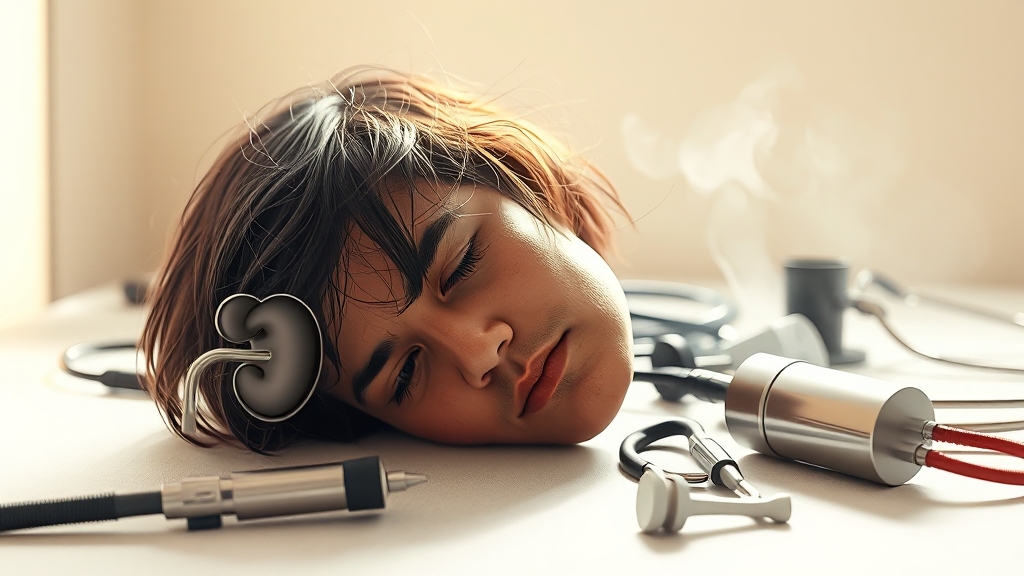 암모니아 냄새, 무엇을 의미할까요? (realistic 스타일)