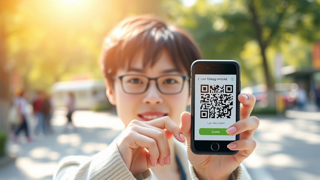 QR코드 로그인으로 초고속 접속! (realistic 스타일)