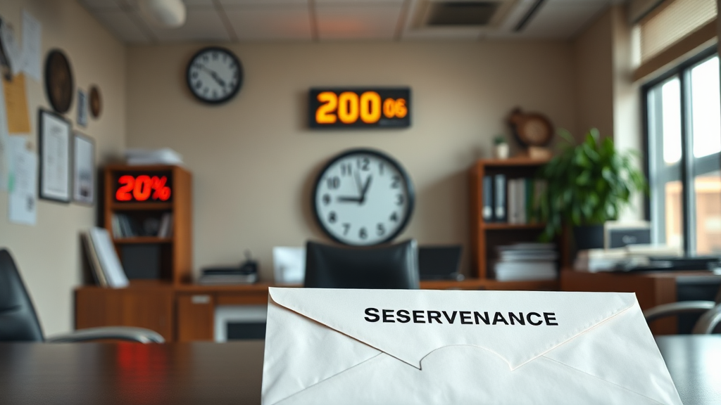 퇴직금 지급기한 초과, 어떻게? (realistic 스타일)