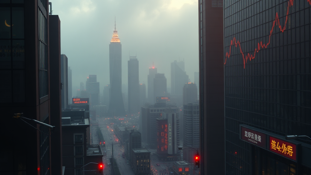 금리 상승 원인 분석 (realistic 스타일)