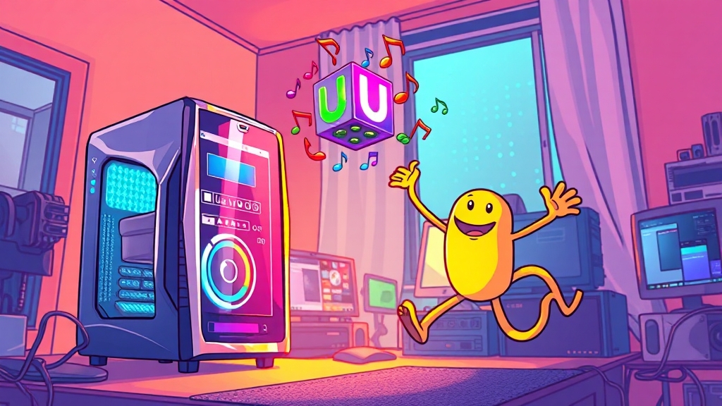PC 프로그램 활용: 유플레이어, 유니컨버터 (cartoon 스타일)