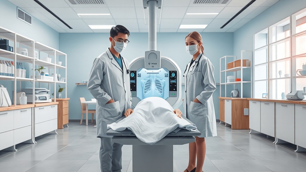 검사 종류와 절차 (realistic 스타일)