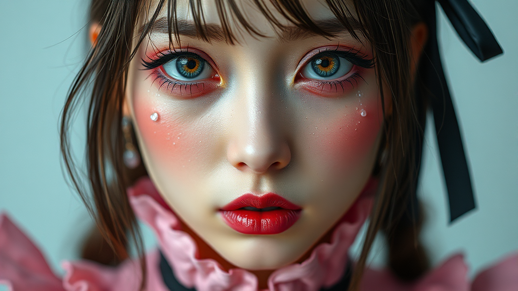 지뢰계 패션: 스타일과 심리 (realistic 스타일)