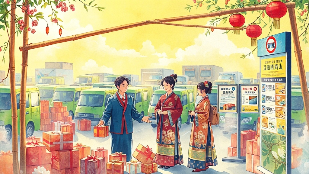 배송 일정 & 유의사항 (watercolor 스타일)