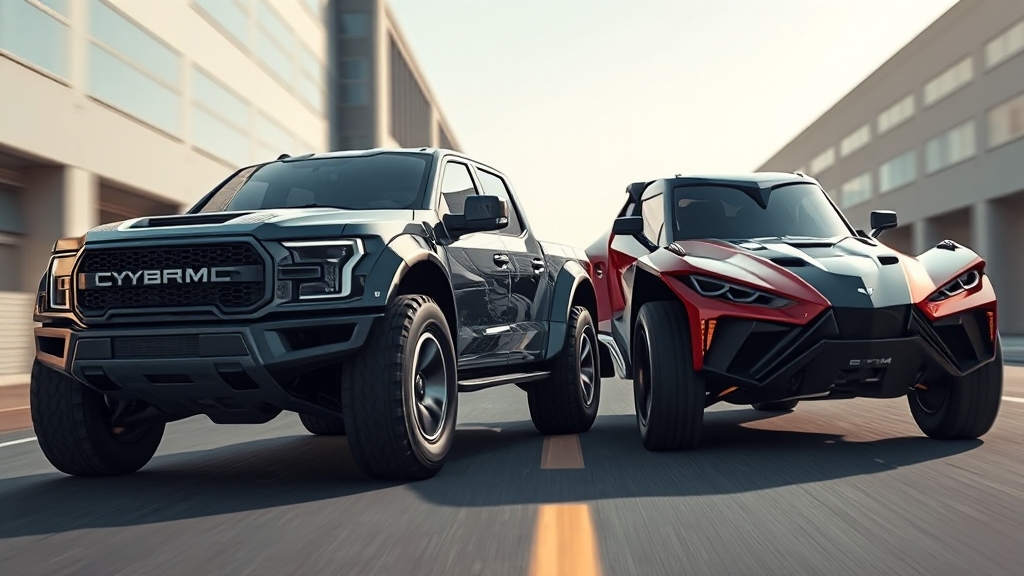 가격 및 트림별 비교 (realistic 스타일)