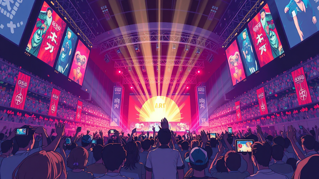 콘서트 일정 및 장소 (illustration 스타일)